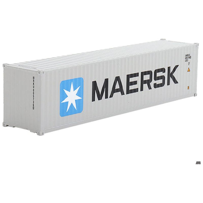 40' Dry Goods Container "Maersk" Gray Limited Edition for 1/64 scale models by True Scale Miniatures - True Scale Miniatures - ModelCars.com