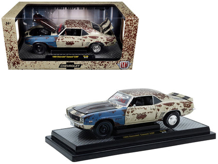 1969 Chevrolet Camaro Z/28 Cream (Rusted) Limited Edition to 4850 pieces Worldwide 1/24 Diecast Model Car by M2 Machines