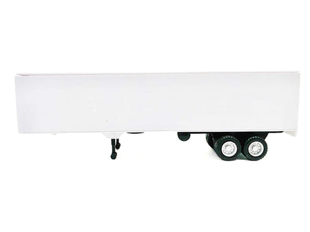 40ft Dry Van Trailer White 1/87 (HO) Plastic Model by Promotex-Promotex-ModelCars.com