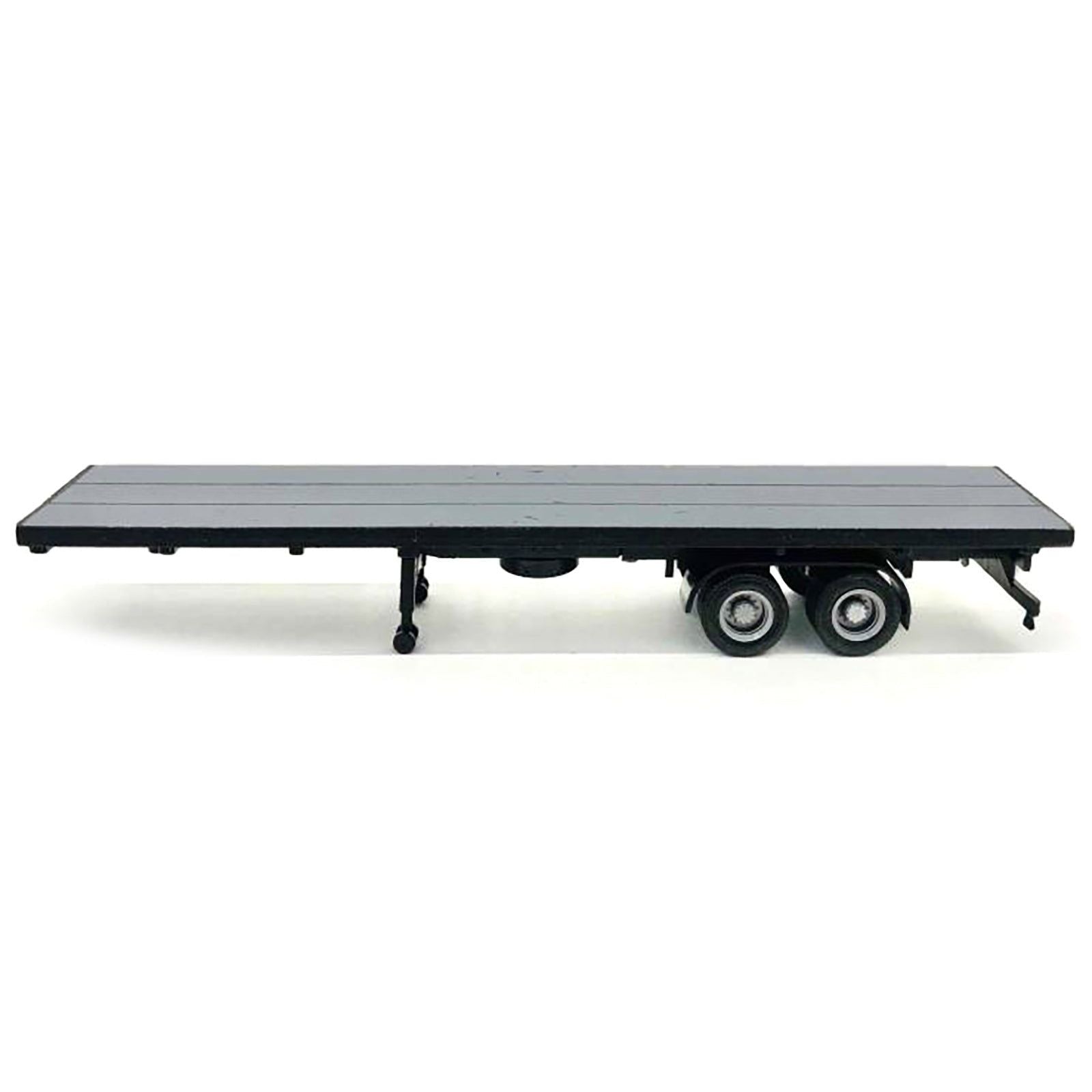 40ft Flatbed Trailer Gray Top 1/87 (HO) Plastic Model by Promotex - Promotex - ModelCars.com