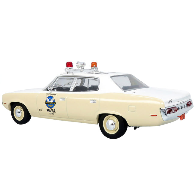 1972 AMC Matador Police Car "Phoenix Police Department" White and Beige 1/43 Diecast Model by Iconic Replicas