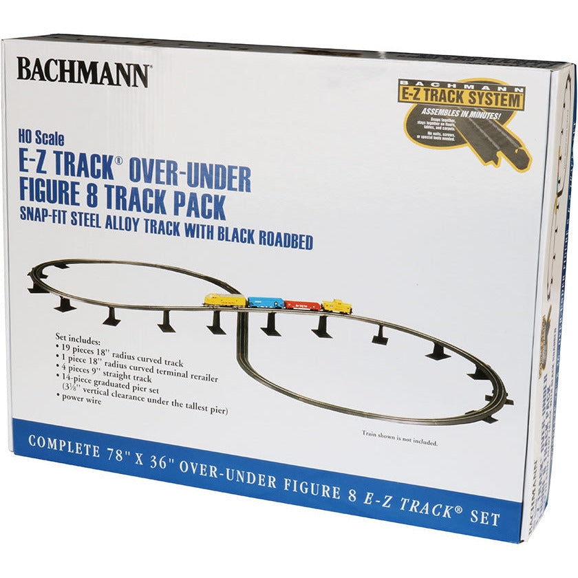 Bachmann Steel Alloy E-Z TRACK® Over-Under Figure 8 Track Pack (HO Scale)