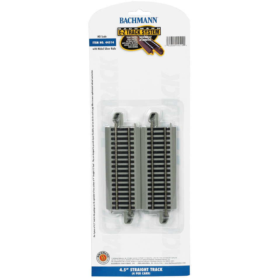 Bachmann 4.50" Straight (HO Scale)