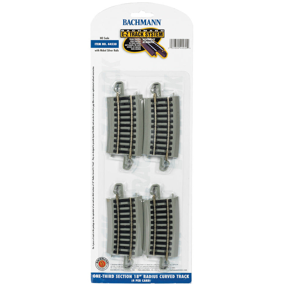 Bachmann One-Third Section 18" Radius Curved (HO Scale)