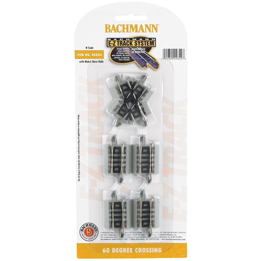 Bachmann 60 Degree Crossing Tracks (N Scale)