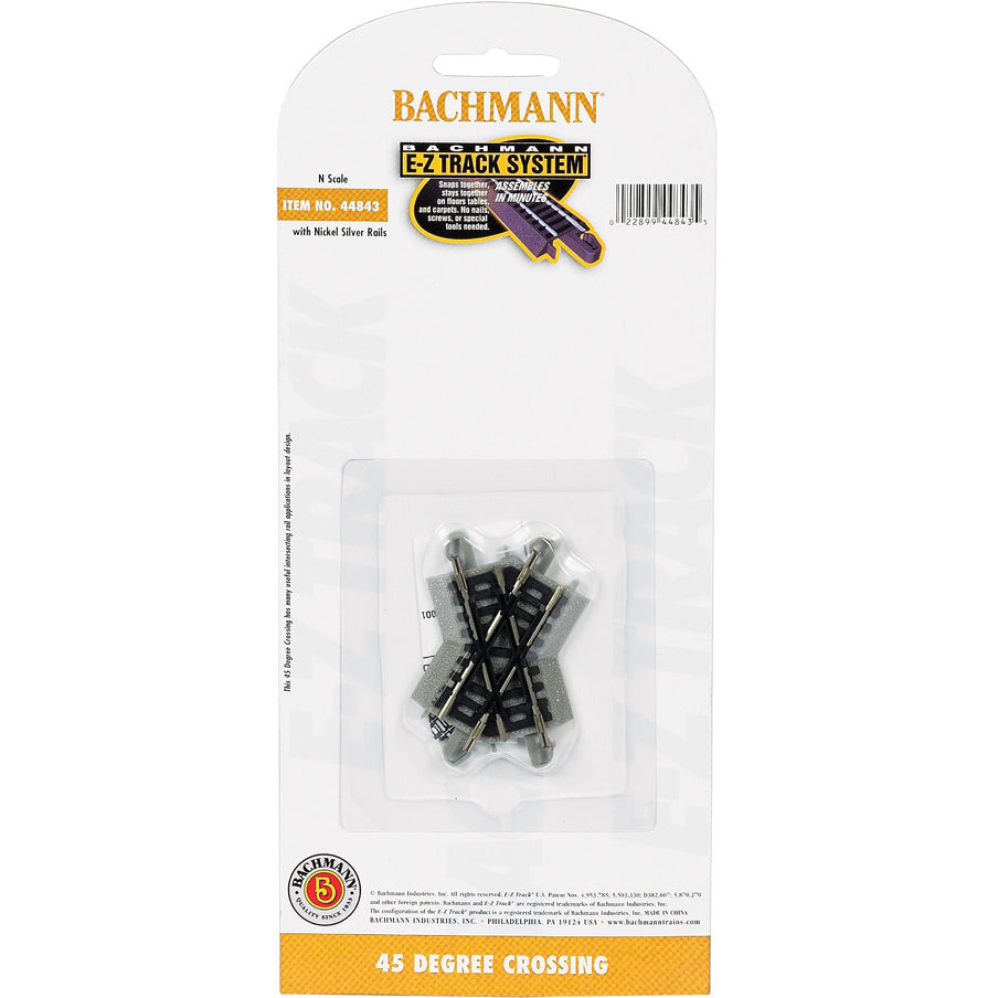 Bachmann 45 Degree Crossing Tracks (N Scale)