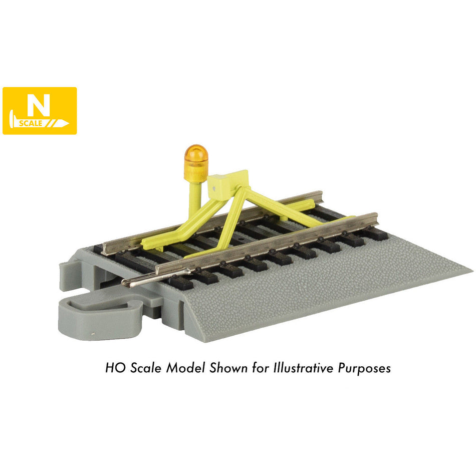 Bachmann Nickel Silver E-Z Track® Flashing LED Bumper