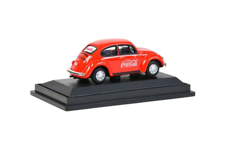 1966 Volkswagen Beetle "Coca-Cola" Red 1/72 Diecast Model Car by Motorcity Classics - view 2