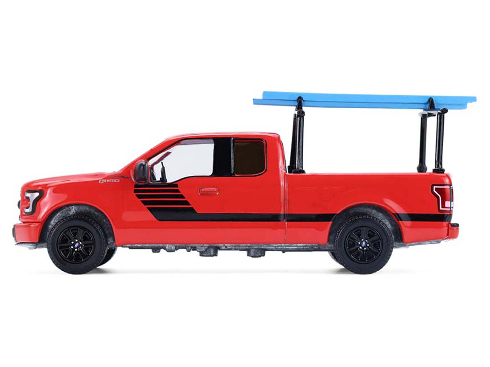 Red Ford F-150 toy truck with blue beams, 48110E-2__57147