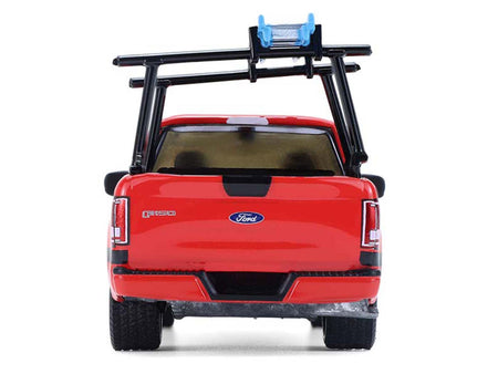 Red Ford F-150 truck with rack - 48110E-5__16345