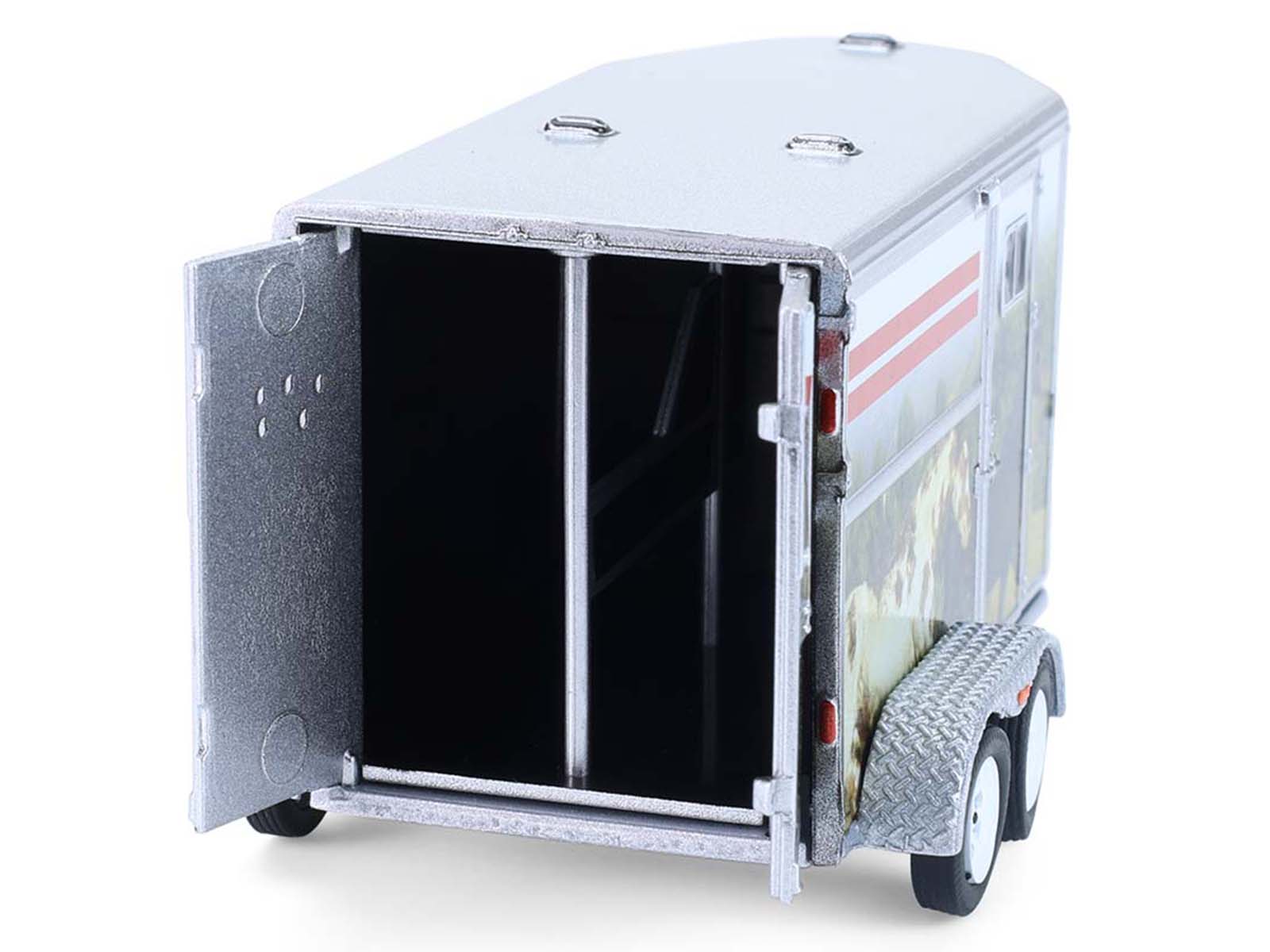 Toy horse trailer, model 48110F-4 with open door.