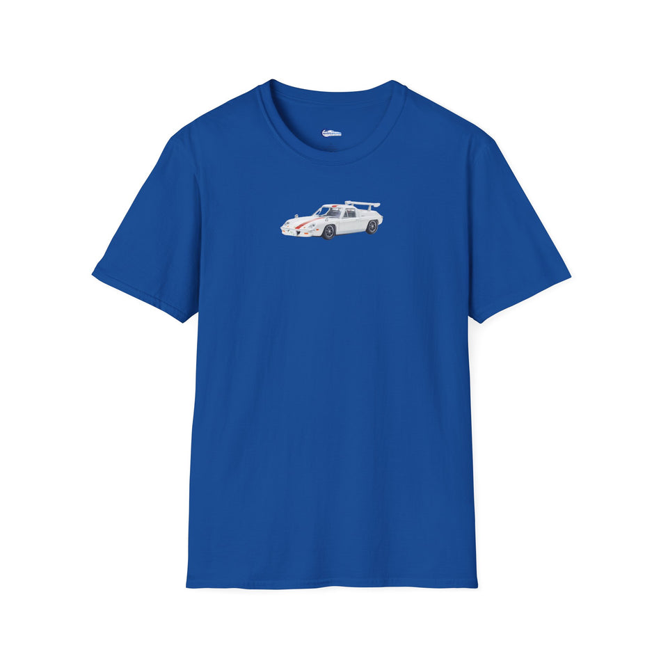Sketch Art Lotus Europa Supercar T-Shirt, Circuit Wolfe Tee, Vintage Race Car Shirt,
