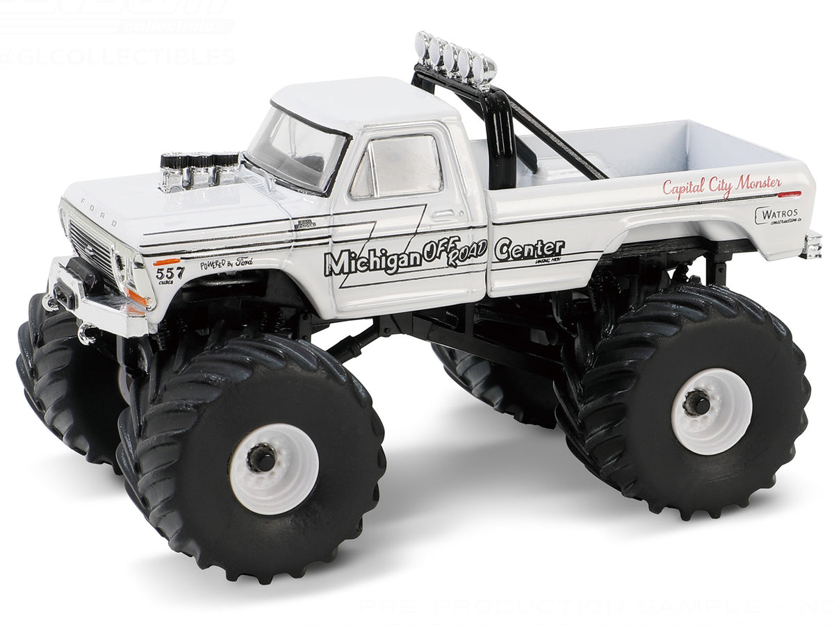 1978 Ford F-250 Monster Truck White "Capitol City Monster" "Kings of Crunch" Series 15 1/64 Diecast Model Trucks by Greenlight