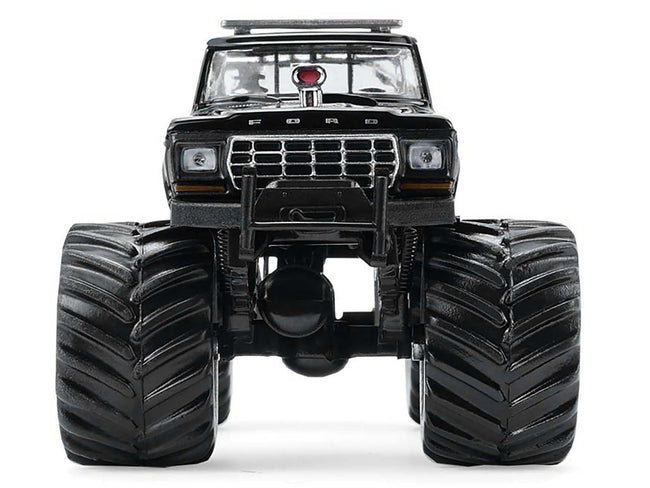 1979 Ford F-250 Monster Truck "Shelby Township Police Michigan" Black "Kings of Crunch - Hot Pursuit" Special Edition 1/64 Diecast Model Car by Greenlight