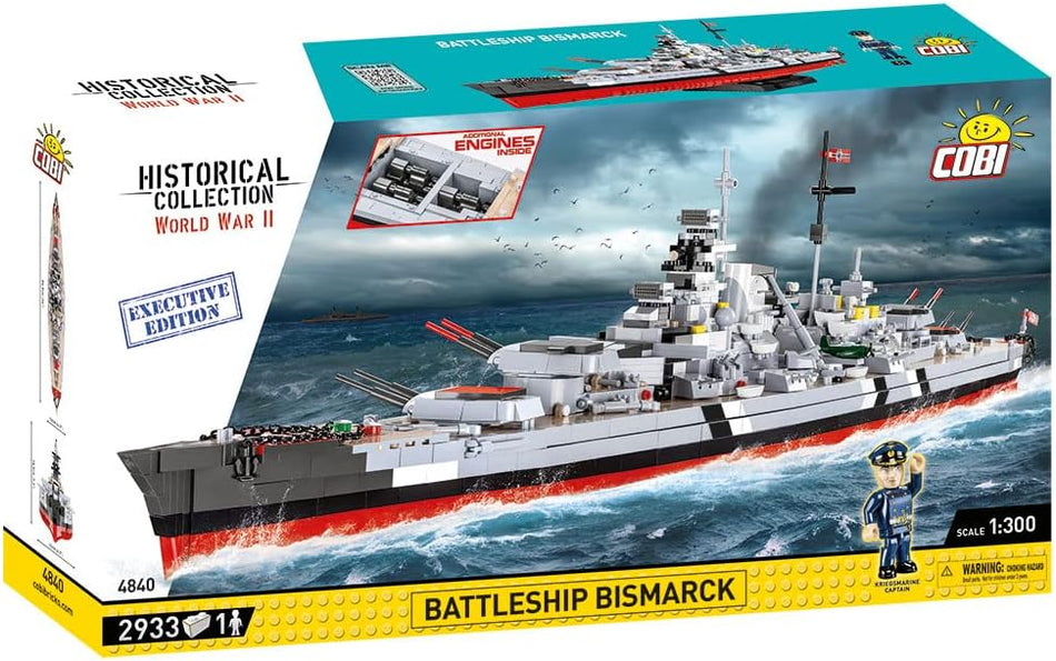 Cobi 2933pcs HC WWII Battleship Bismarck EX.E