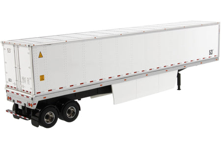53' Dry Cargo Van Trailer White "Transport Series" 1/50 Diecast Model by Diecast Masters-Diecast Masters-ModelCars.com