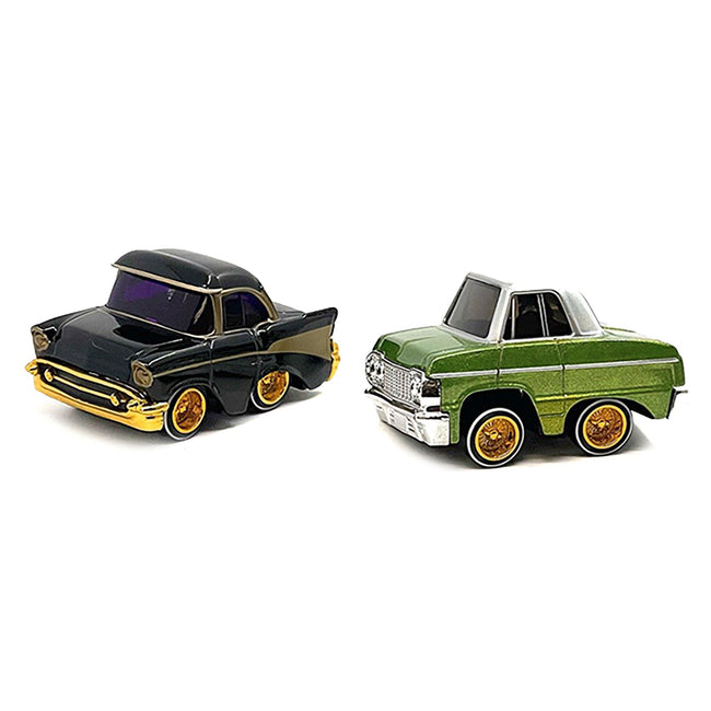 "Lowriders" Series 5 Chevrolet Double Pack Set of 2 Cars Diecast Model Cars by CarTuned