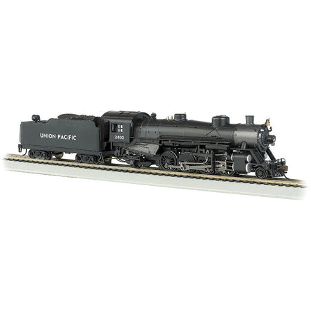 Bachmann UP® #2492 Light 2-8-2 w/Med. Tender-DCC Sound Value (HO)