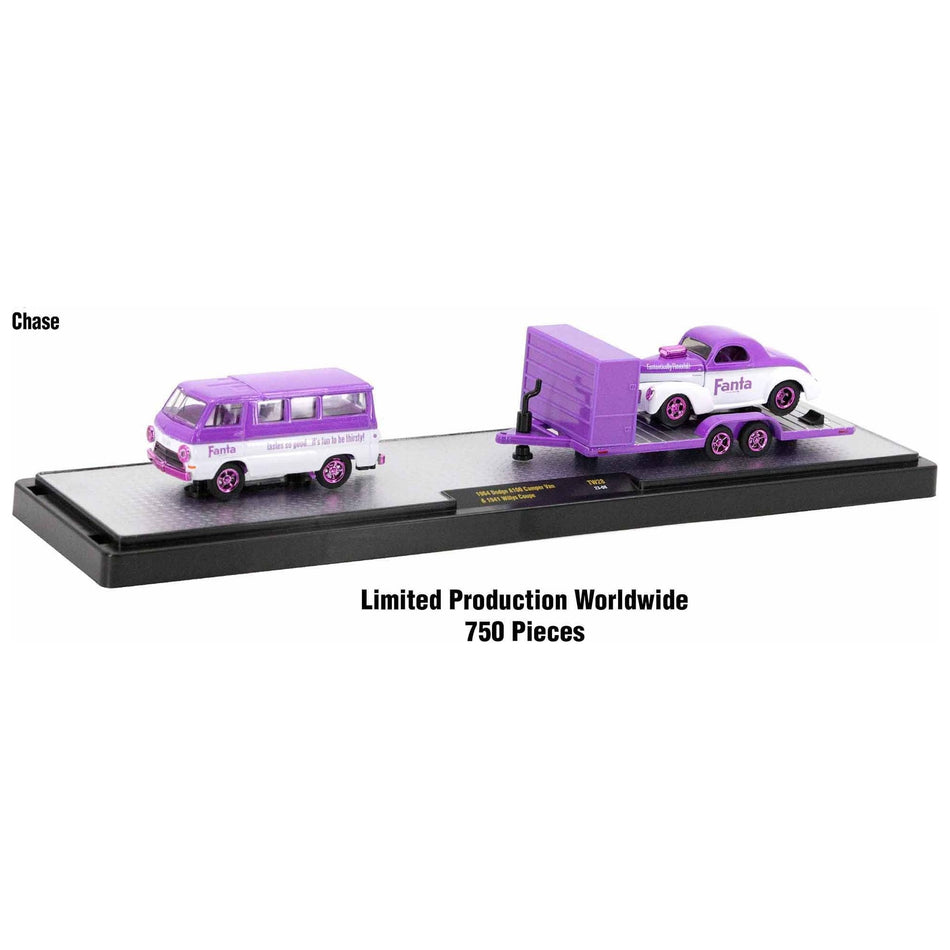 Auto Haulers "Soda" Set of 3 pieces Release 28 Limited Edition to 9250 pieces Worldwide 1/64 Diecast Models by M2 Machines