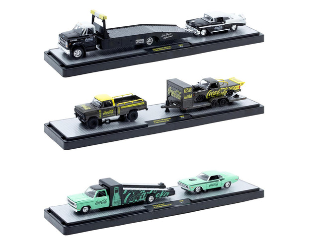 Auto Haulers "Coca-Cola" Set of 3 pieces Release 32 Limited Edition to 7250 pieces Worldwide 1/64 Diecast Models by M2 Machines - view 2