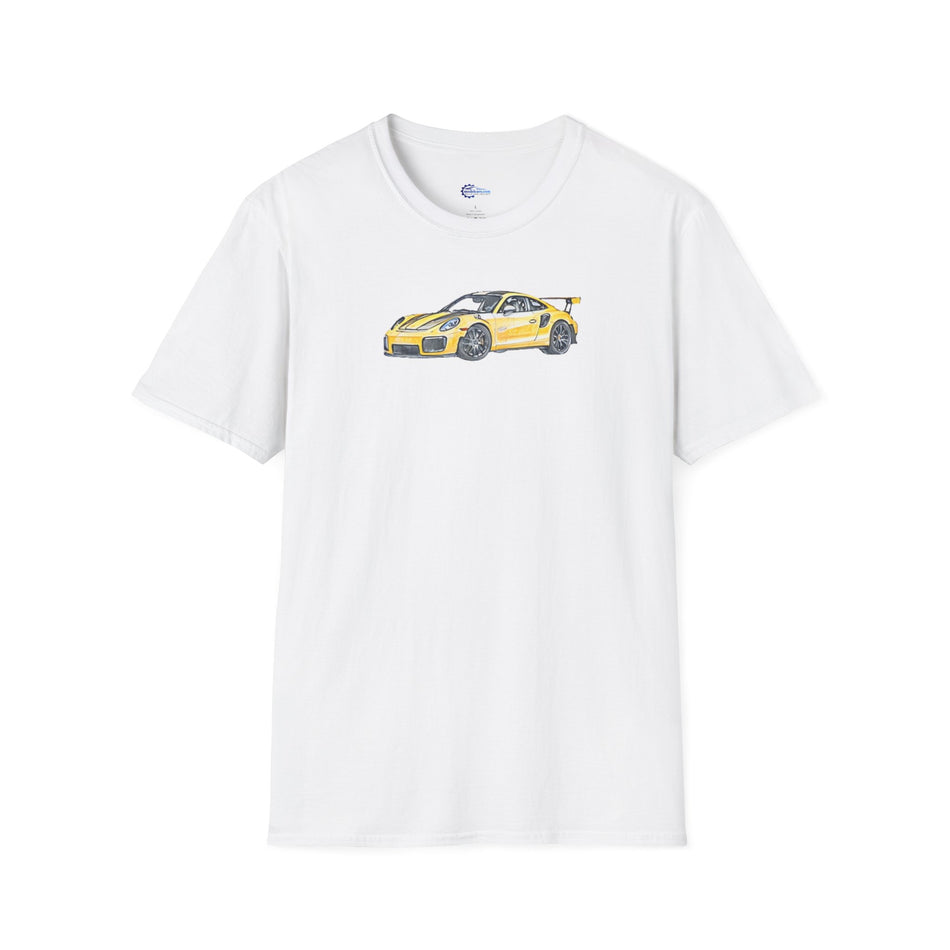 Porsche GT2RS (991.1) Inspired - Sketch Art T-Shirt