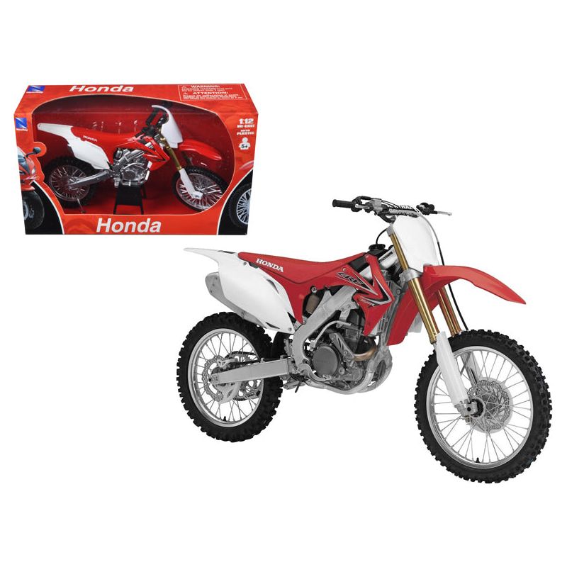 2012 Honda CR 250R Red 1/12 Diecast Motorcycle Model by New Ray