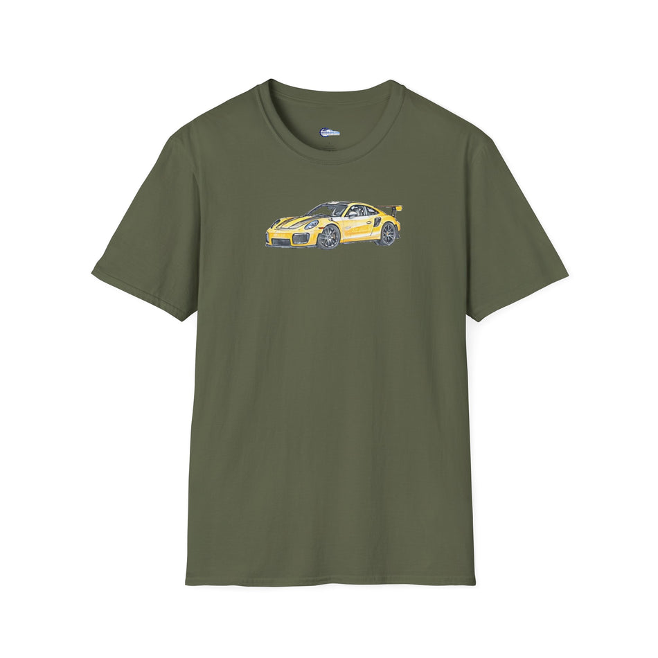 Porsche GT2RS (991.1) Inspired - Sketch Art T-Shirt