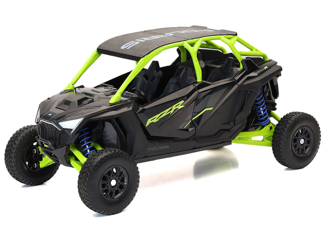 Polaris RZR Pro R UTV Black and Lime Green 1/18 Diecast Model by New Ray - view 2