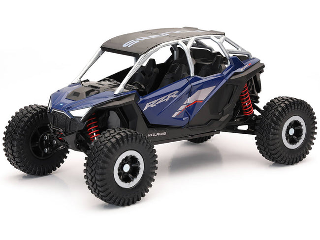 Polaris RZR Pro R UTV Blue with Black Top "Xtreme Off-Road" Series 1/18 Diecast Model by New Ray - view 2