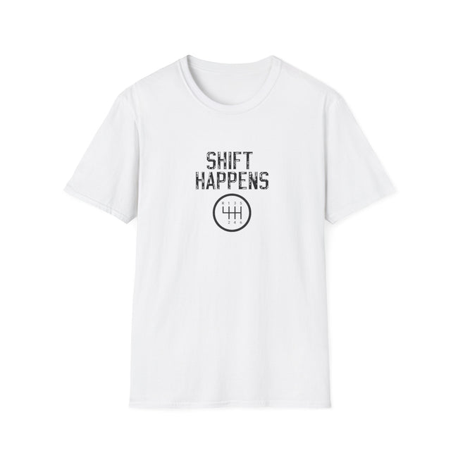 Vintage T-Shirt - Shift Happens - Text Design