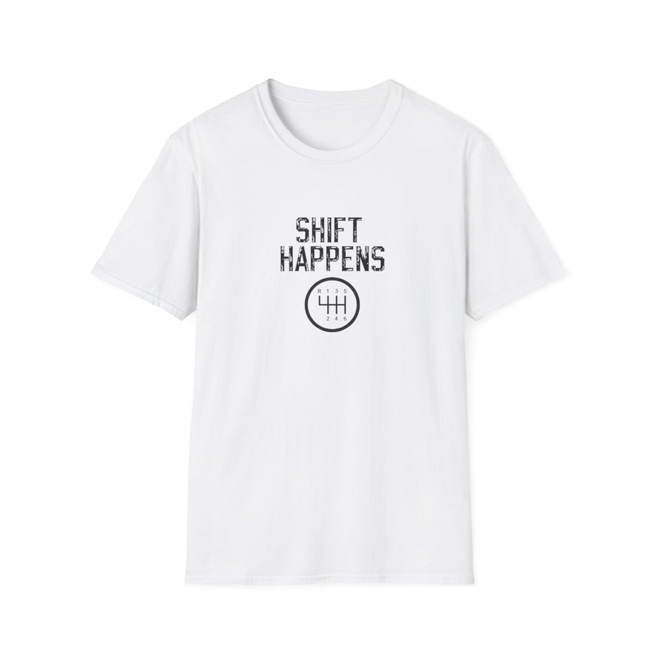 Vintage T-Shirt - Shift Happens - Text Design