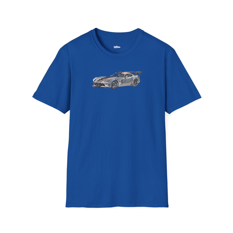 Dodge Viper Color Sketch T-Shirt