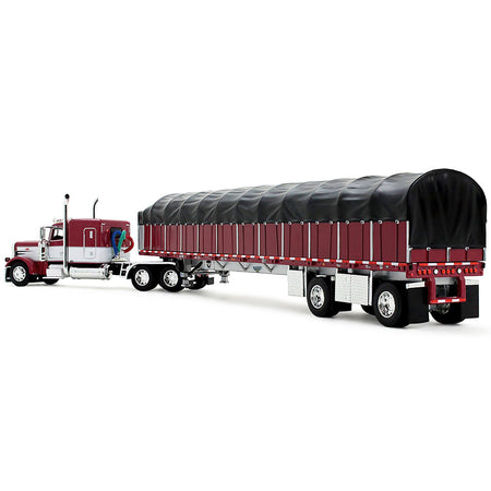 Toy semi-truck with long trailer.