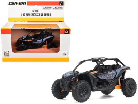 Can-Am Maverick X3 DS Turbo Blue and Orange 1/32 Diecast Model by BRP Models