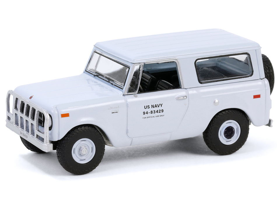 1970 Harvester Scout "United States Navy" Light Gray "Battalion 64" Series 4 1/64 Diecast Model Car by Greenlight Diecast Greenlight