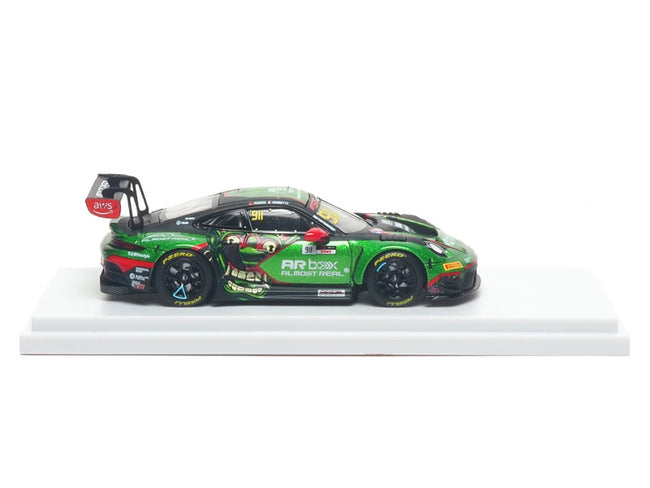 Porsche 911 GT3 R (992) #911 Alessandro Ghiretti - Huang Ruohan "Absolute Racing" "GT World Challenge Asia - Mandalika" (2026) 1/64 Diecast Model Car by Almost Real