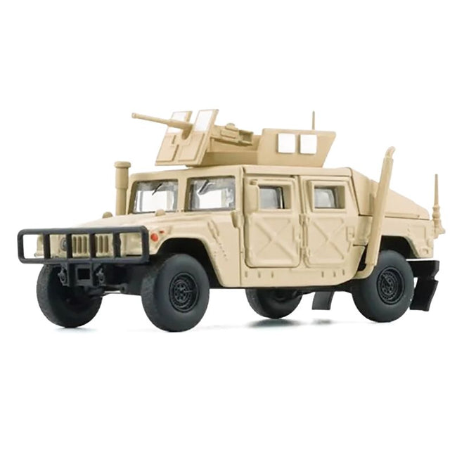 HUMVEE 4-CT Military Vehicle Desert Tan with Alternative Tops 1/64 Diecast Model Car by BM Creations