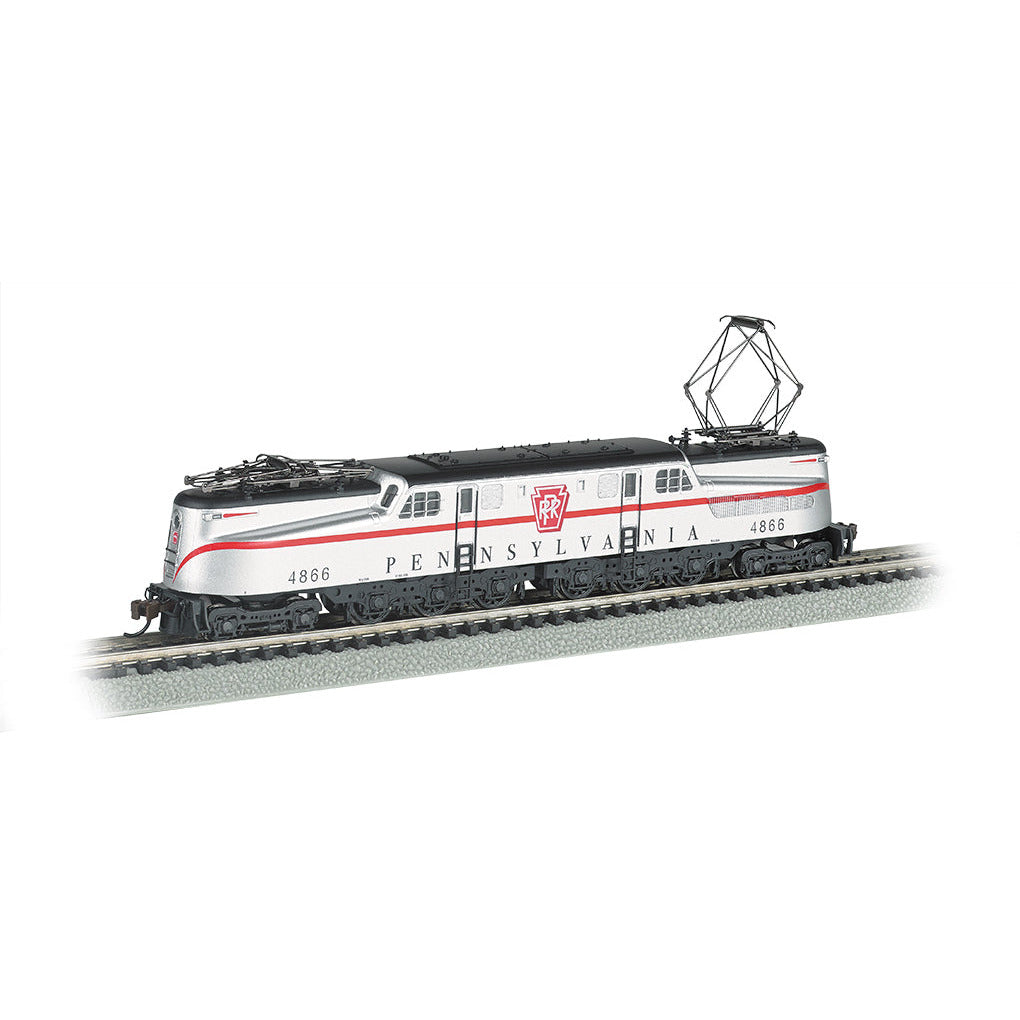 Bachmann PRR GG-1 #4866 – Silver w/ Red Stripe DCC Ready (N Scale)