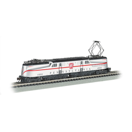 Bachmann PRR GG-1 #4866 – Silver w/ Red Stripe DCC Ready (N Scale)