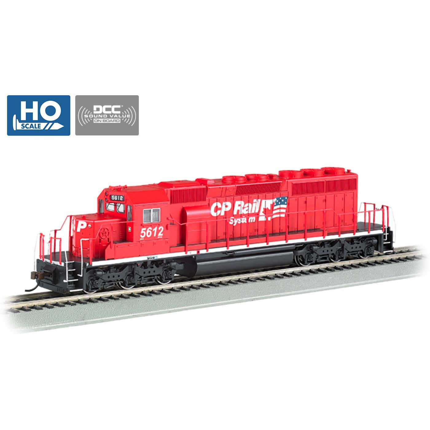 Bachmann EMD SD40-2 - Canadian Pacific (Dual Flags) #5612