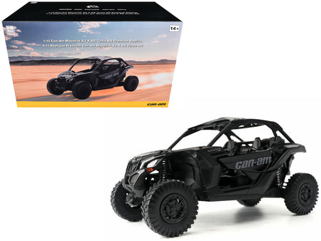 Can-Am Maverick X3 X RS Turbo RR Black 1/12 Diecast Model by BRP Models