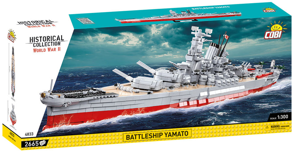 Cobi 2551pcs HC WWII Battleship Yamato