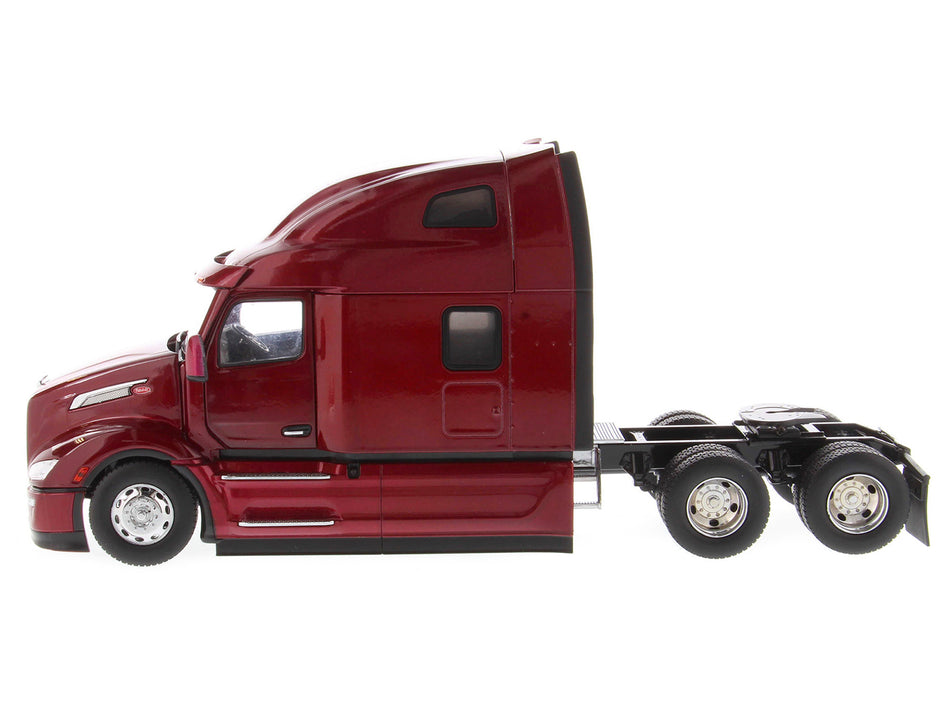 Peterbilt 579 Ultraloft Tractor Truck Red Metallic "Transport Series" 1/32 Diecast Model by Diecast Masters