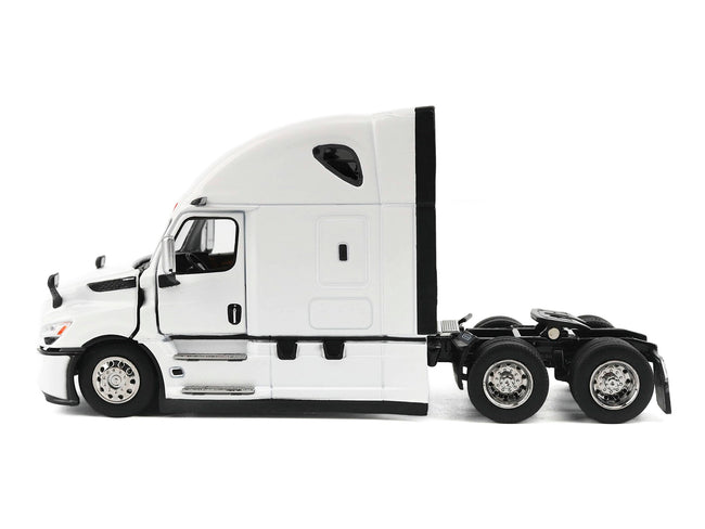 2025 Freightliner Cascadia Gen-5 Sleeper Cab Truck Tractor Winter White "Transport Series" 1/64 Diecast Model by Diecast Masters