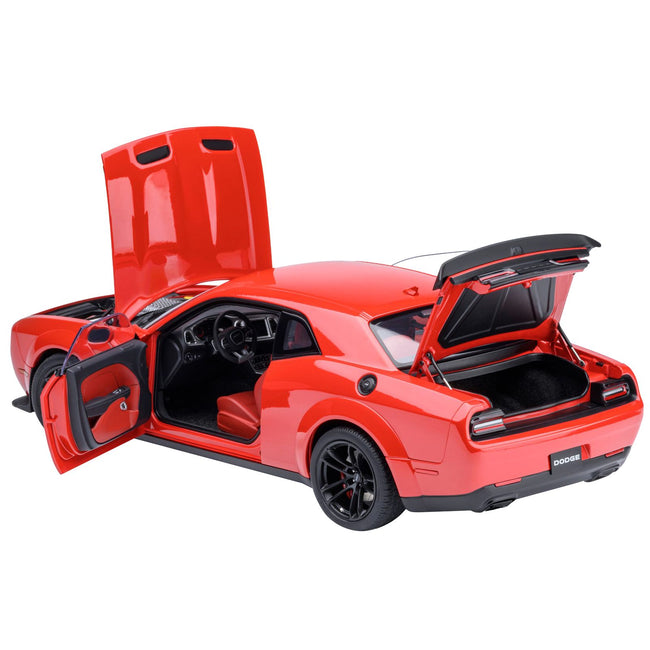 2022 Dodge Challenger SRT Jailbreak Torred with Red Interior 1/18 Model Car by Autoart