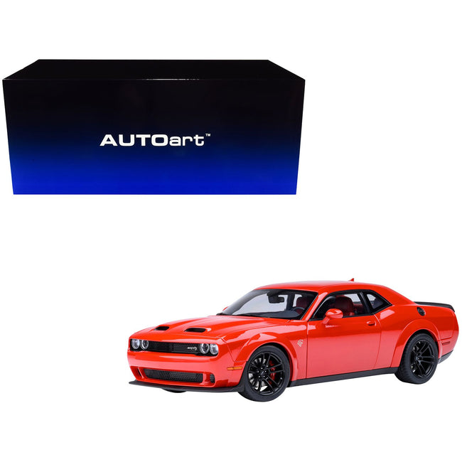 2022 Dodge Challenger SRT Jailbreak Torred with Red Interior 1/18 Model Car by Autoart