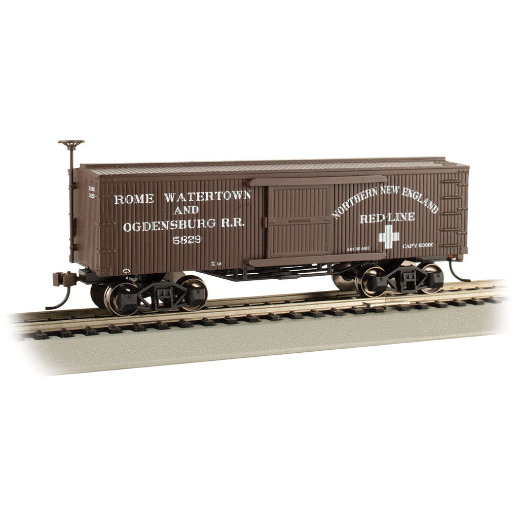 Bachmann Rome, Watertown and Ogdensburg RR - Old-time Box Car