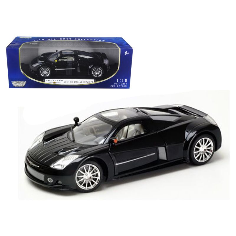 Chrysler Me Four Twelve Black 1/18 Diecast Model Car by Motormax