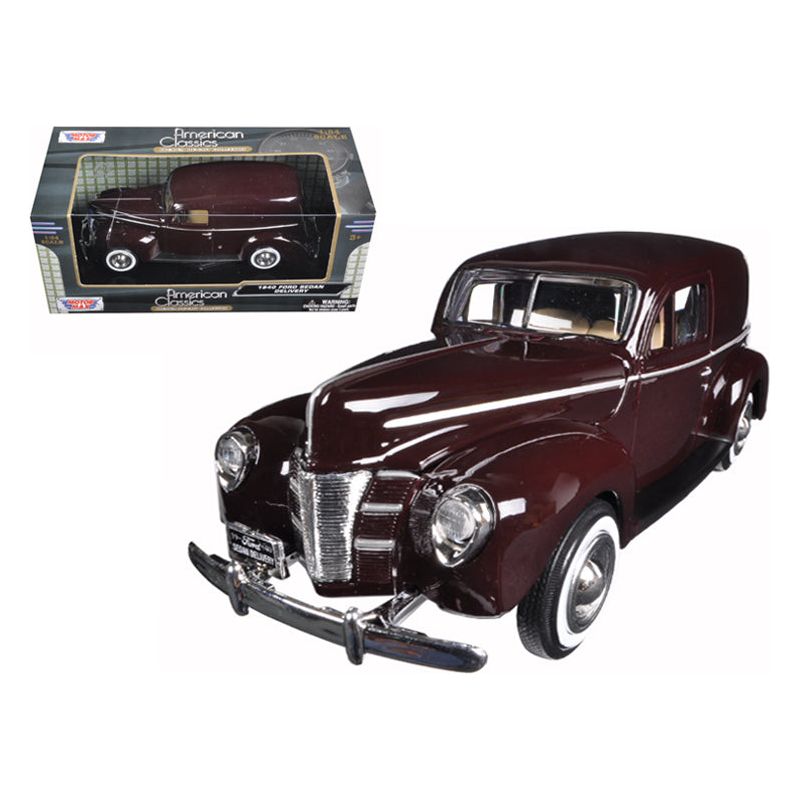 1940 Ford Sedan Delivery Brown 1/24 Diecast Model Car by Motormax