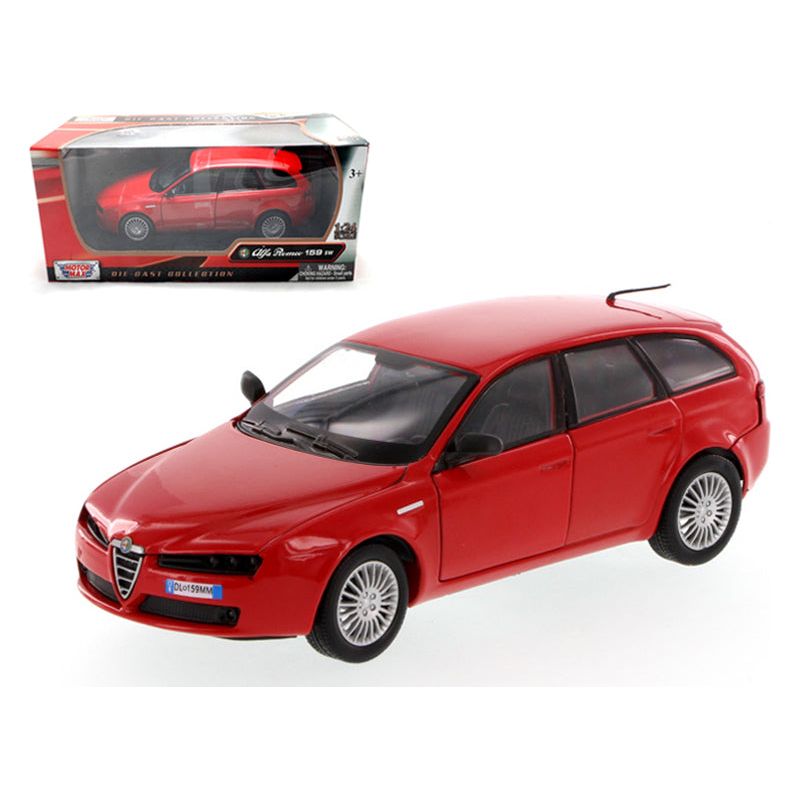 Alfa Romeo 159 SW Red 1/24 Diecast Car Model by Motormax